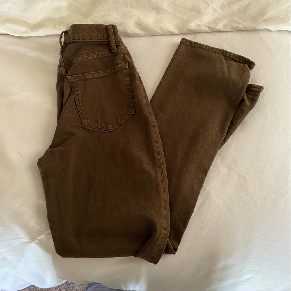 NWT Abercrombie & Fitch 90’s Straight Brown Jeans